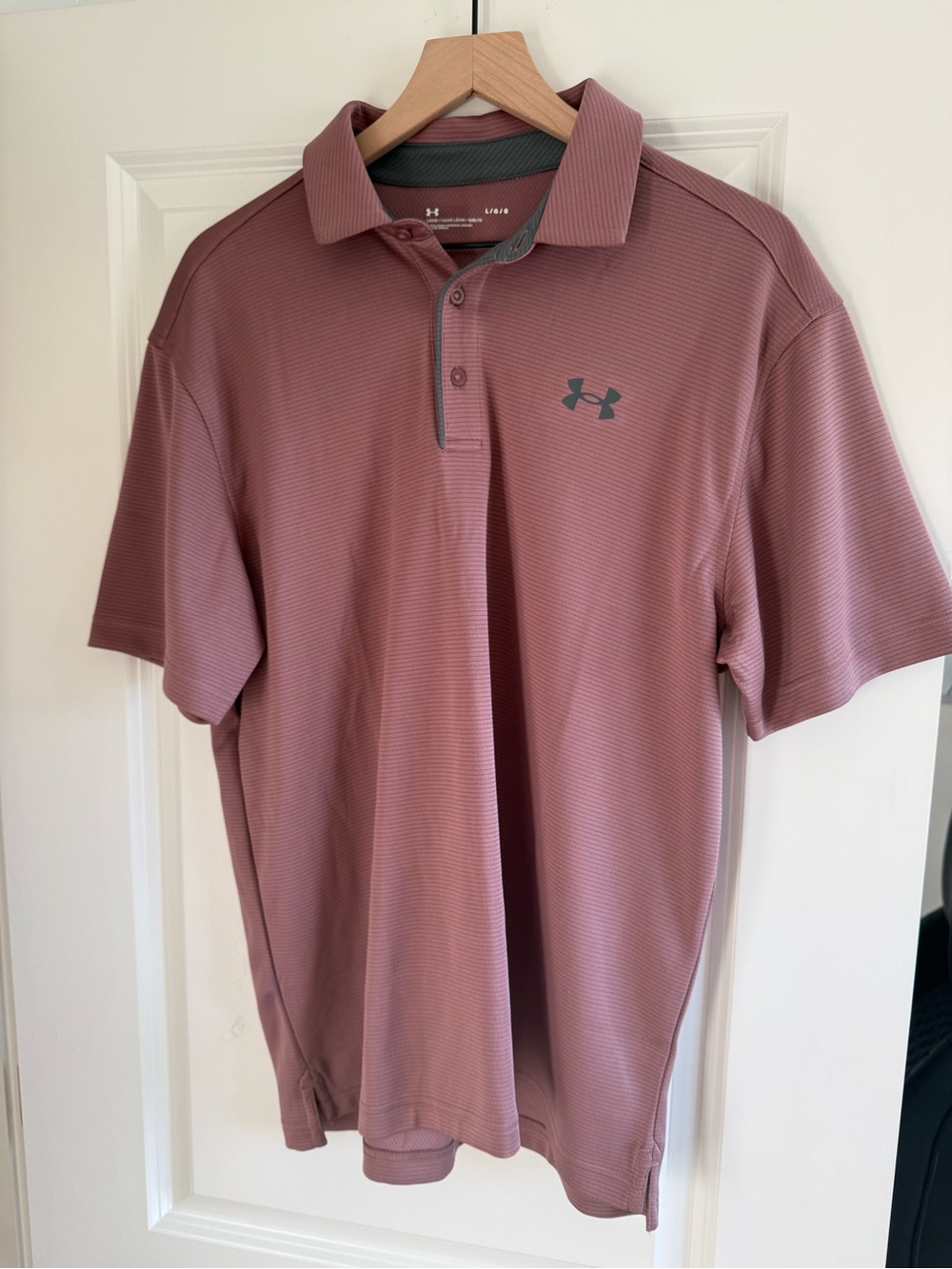 Under Armour Men's Polo Shirt - Dusty Mauve